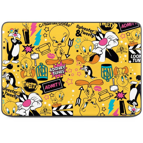 Looney Tunes Tweety and Sylvester Patches HP Chromebook Skin