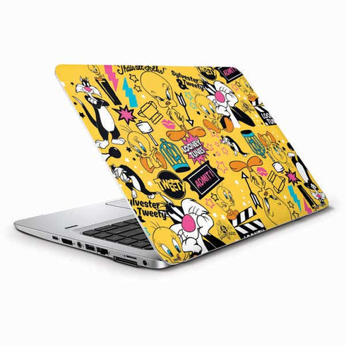 Looney Tunes Tweety and Sylvester Patches HP Elitebook Skin