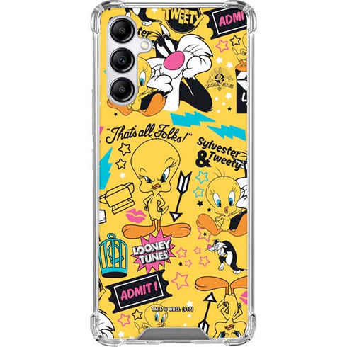 Looney Tunes Tweety and Sylvester Patches Gabb Phone 4 Clear Case