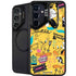 Looney Tunes Tweety and Sylvester Patches Galaxy S25 Kickstand Case
