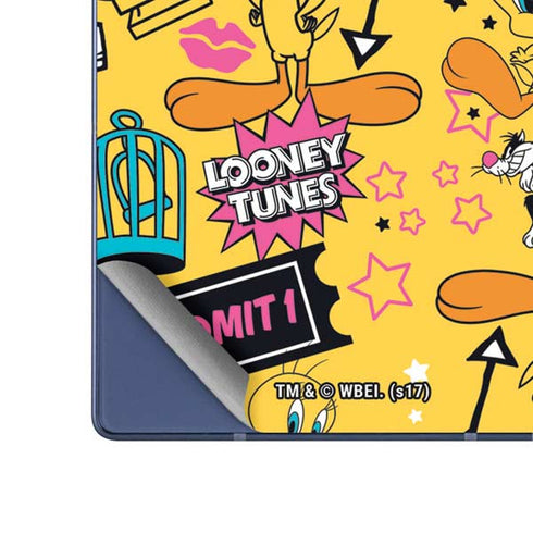 Looney Tunes Tweety and Sylvester Patches Galaxy Z Fold6 Skin