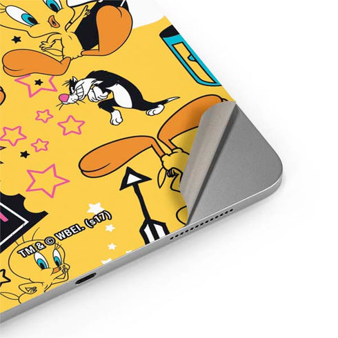 Looney Tunes Tweety and Sylvester Patches Apple iPad Air Skin
