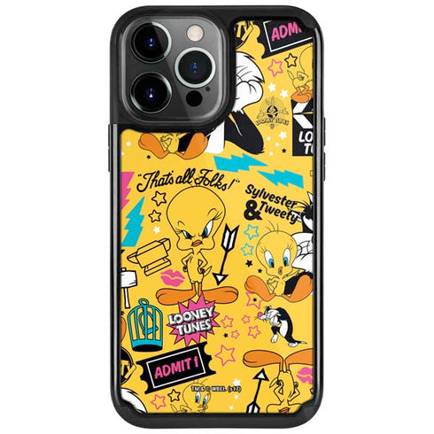 Looney Tunes Tweety and Sylvester Patches iPhone Cases