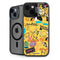 Looney Tunes Tweety and Sylvester Patches iPhone 15 Kickstand Case