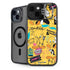 Looney Tunes Tweety and Sylvester Patches iPhone 15 Kickstand Case