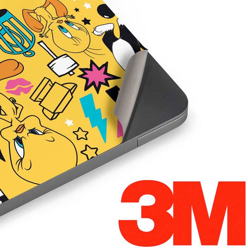 Looney Tunes Tweety and Sylvester Patches Apple MacBook Air Skin