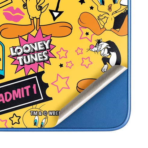 Looney Tunes Tweety and Sylvester Patches Moto G Play 4G (2024) Skin