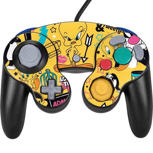 Looney Tunes Tweety and Sylvester Patches Nintendo Skins