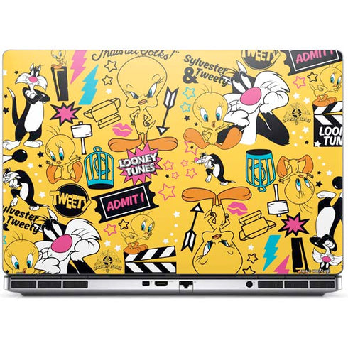 Looney Tunes Tweety and Sylvester Patches Dell Precision Skin