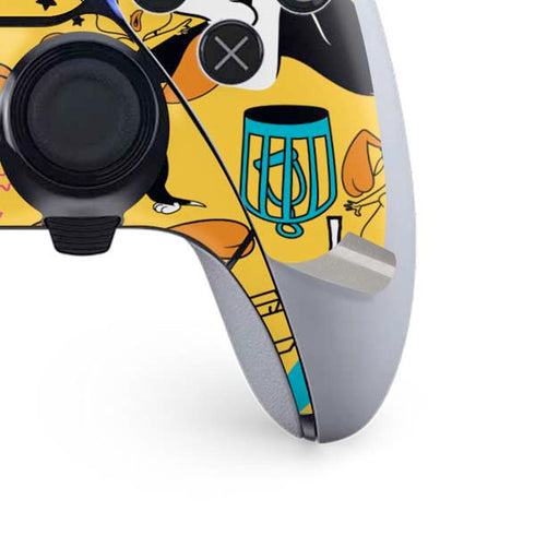 Looney Tunes Tweety and Sylvester Patches PS5 DualSense Edge Pro Controller Skin