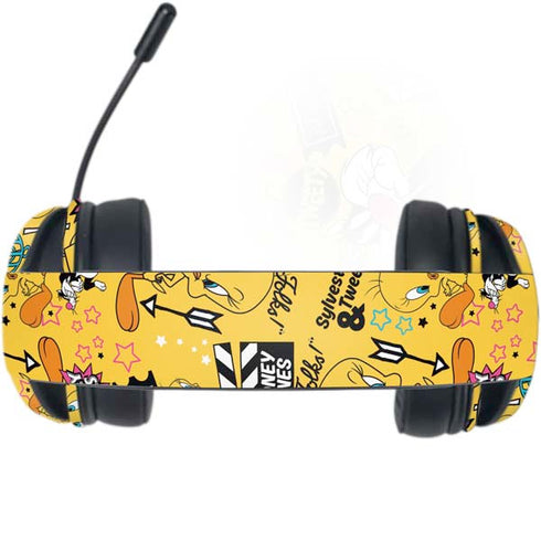 Looney Tunes Tweety and Sylvester Patches Razer Kraken X Skin