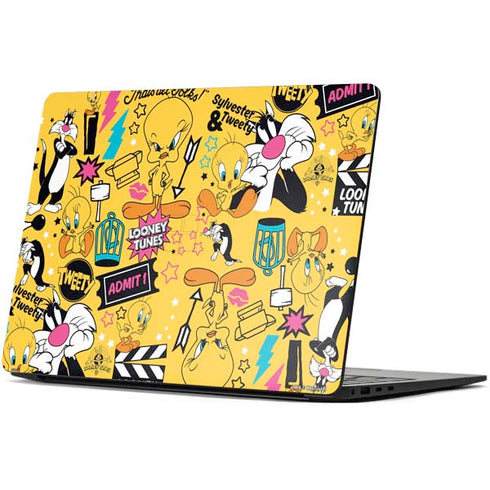 Looney Tunes Tweety and Sylvester Patches Surface Laptop 7 15in Skin