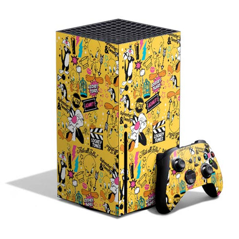 Looney Tunes Tweety and Sylvester Patches Xbox Series X Skins