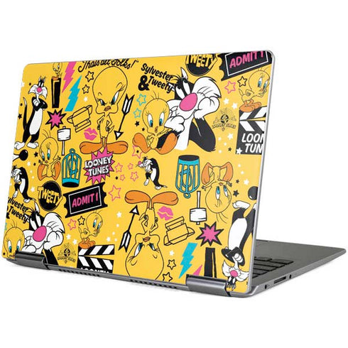 Looney Tunes Tweety and Sylvester Patches Yoga 710 14in Skin