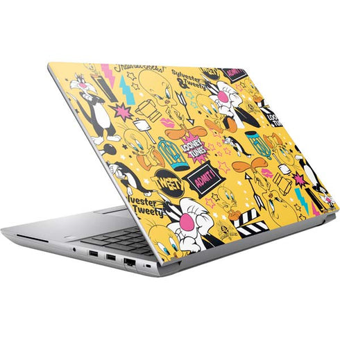 Looney Tunes Tweety and Sylvester Patches HP ZBook Fury 16 G10 Skin