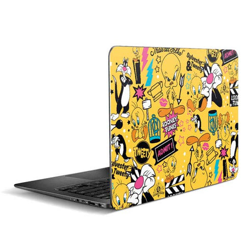Looney Tunes Tweety and Sylvester Patches Zenbook UX305FA 13.3in Skin