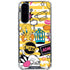 Looney Tunes Tweety and Sylvester Striped Patches Galaxy A36 5G Clear Case