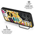 Looney Tunes Tweety and Sylvester Striped Patches Galaxy S24 FE Kickstand Case