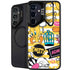 Looney Tunes Tweety and Sylvester Striped Patches Galaxy S25 Plus Kickstand Case