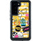 Looney Tunes Tweety and Sylvester Striped Patches Galaxy S24 Waterproof Case