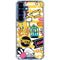 Looney Tunes Tweety and Sylvester Striped Patches Galaxy S25 Plus Clear Case
