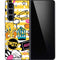 Looney Tunes Tweety and Sylvester Striped Patches Galaxy Z Fold5 5G Skin