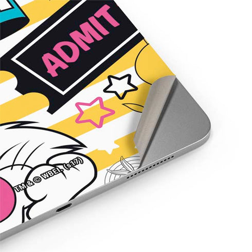 Looney Tunes Tweety and Sylvester Striped Patches Apple iPad Air Skin