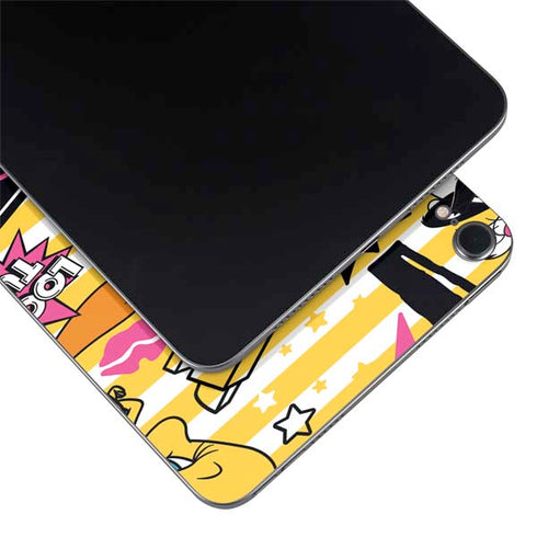 Looney Tunes Tweety and Sylvester Striped Patches Apple iPad Mini Skin