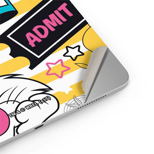 Looney Tunes Tweety and Sylvester Striped Patches iPad Pro 13in M4 (2024) Skin