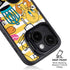 Looney Tunes Tweety and Sylvester Striped Patches iPhone 14 Plus Kickstand Case