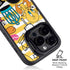 Looney Tunes Tweety and Sylvester Striped Patches iPhone 14 Pro Max Kickstand Case