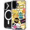 Looney Tunes Tweety and Sylvester Striped Patches iPhone 16 MagSafe Case