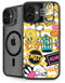 Looney Tunes Tweety and Sylvester Striped Patches iPhone 16 Plus Kickstand Case