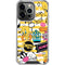 Looney Tunes Tweety and Sylvester Striped Patches iPhone 16 Pro Clear Case