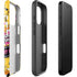 Looney Tunes Tweety and Sylvester Striped Patches iPhone 16 Pro Impact Case
