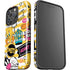 Looney Tunes Tweety and Sylvester Striped Patches iPhone 16 Pro Impact Case
