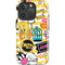 Looney Tunes Tweety and Sylvester Striped Patches iPhone 16 Pro Max Impact Case