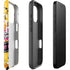 Looney Tunes Tweety and Sylvester Striped Patches iPhone 16 Pro Max Impact Case