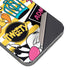 Looney Tunes Tweety and Sylvester Striped Patches iPhone 16 Pro Skin