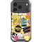 Looney Tunes Tweety and Sylvester Striped Patches iPhone 18 Pro Clear Case
