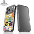 Looney Tunes Tweety and Sylvester Striped Patches iPhone 18 Pro Clear Case