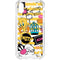 Looney Tunes Tweety and Sylvester Striped Patches iPhone XS Clear Case