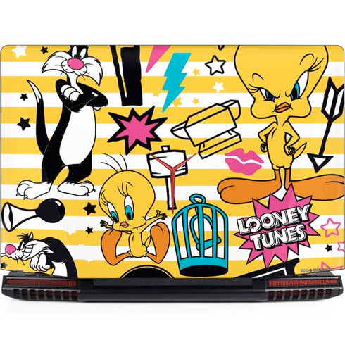 Looney Tunes Tweety and Sylvester Striped Patches Legion Y720 Skin