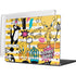 Looney Tunes Tweety and Sylvester Striped Patches MacBook Pro 14in (2021-24) Case plus Skin