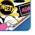 Looney Tunes Tweety and Sylvester Striped Patches Moto G Play 4G (2024) Skin