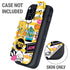Looney Tunes Tweety and Sylvester Striped Patches Otterbox Defender iPhone Skin