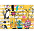 Looney Tunes Tweety and Sylvester Striped Patches Surface Laptop 7 13.8in Skin