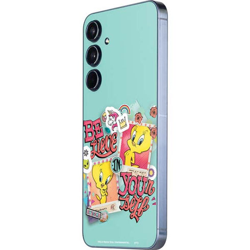 Looney Tunes Tweety Bird Believe In Yourself Galaxy A36 5G Skin