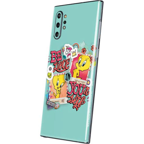 Looney Tunes Tweety Bird Believe In Yourself Galaxy Note 10 Plus Skin
