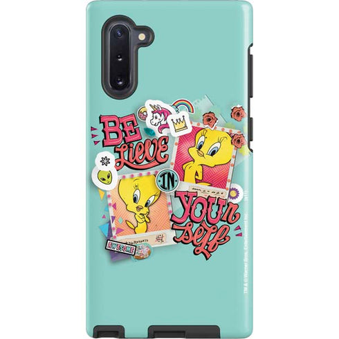 Looney Tunes Tweety Bird Believe In Yourself Galaxy Cases